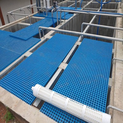 Corrosion-Resistant Molded FRP Grating For Chemical Plant