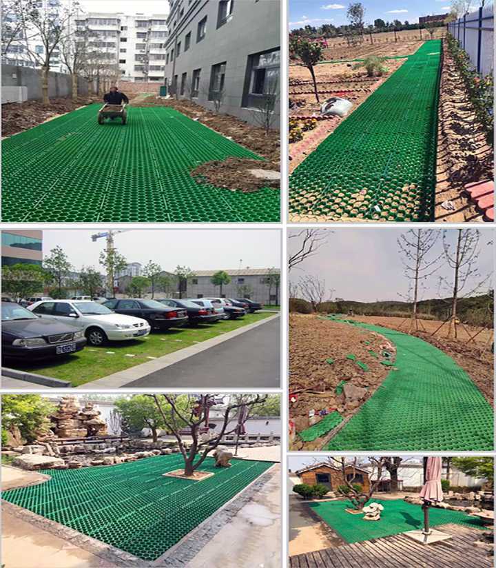 Plastic Grass Grid Application